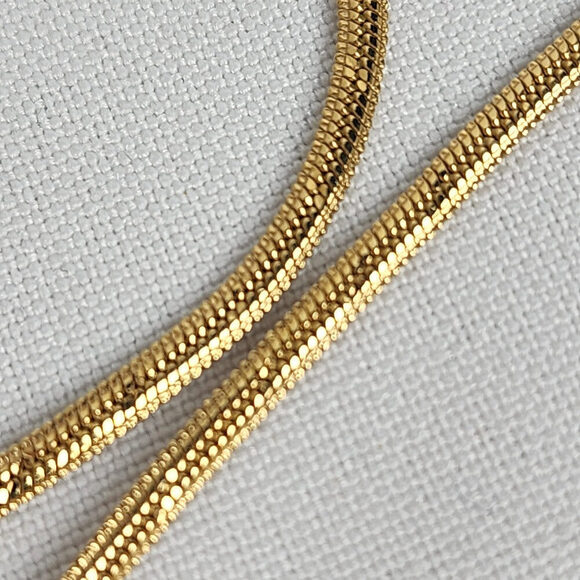 Gold Tone Fifth Avenue Collection Faux Pearl Necklace - Picture 4 of 6